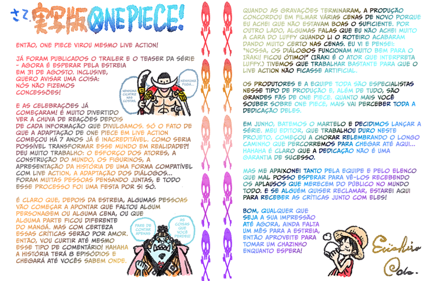 6vezes7 - Rapaz, a série em live-action de One Piece ainda nem