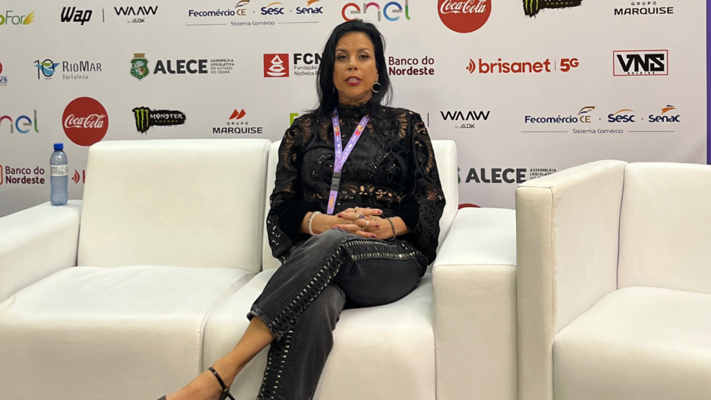 Dubladora de Rochelle fala sobre sua participação na nova animação de Todo Mundo Odeia o Chris Guilene Conte Sana 2024 Fortaleza