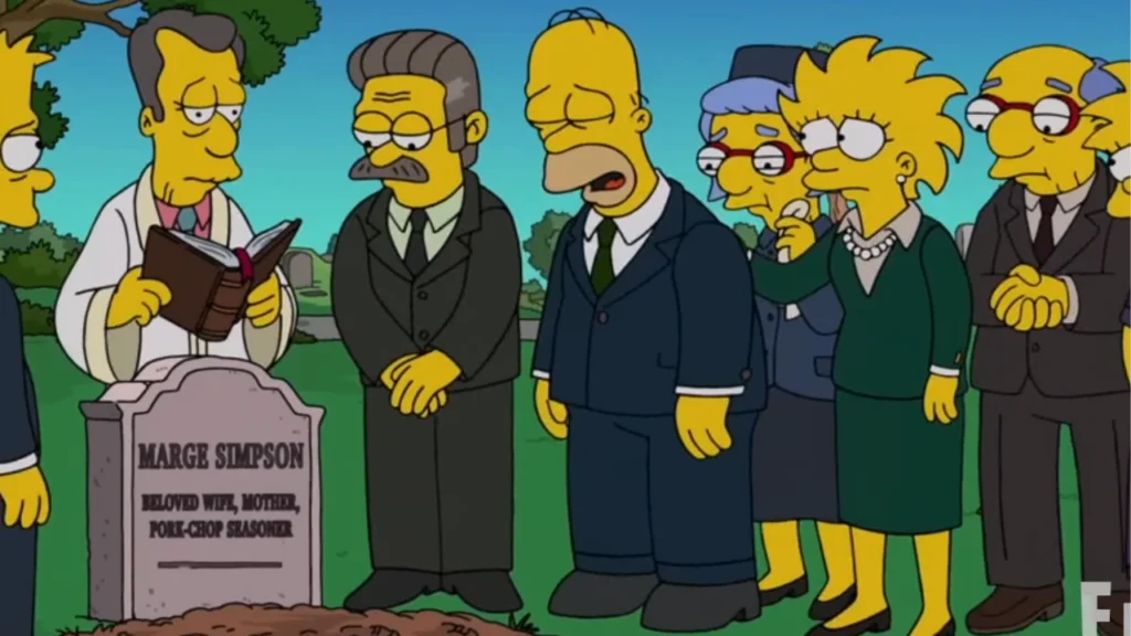 Funeral de Marge Simpson - Imagem: Os Simpsons/Reprodução