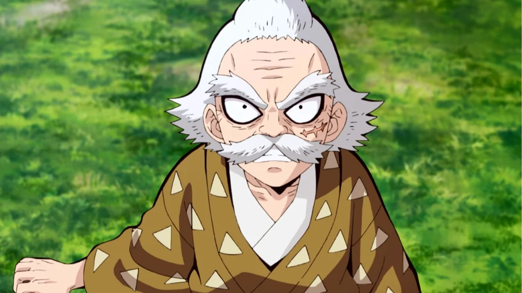 
Jigoro Kuwajima, mestre de Zenitsu demon slayer

